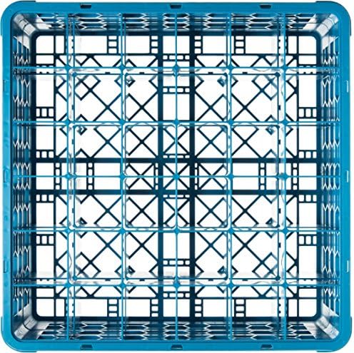 Carlisle Foodservice מוצרים 36 תא מתלה זכוכית אופטיקלי בגודל מלא [סט של 3] כחול, 7.12